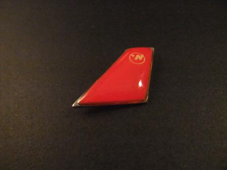 Northwest Airlines Amerikaanse luchtvaartmaatschappij ( logo op vleugel)
